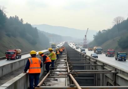 編寫(xiě)跨越高速公路施工期間的交通組織方案時(shí)需要參考哪些標(biāo)準(zhǔn)和規(guī)范？以湖南高速公路某項(xiàng)目為例